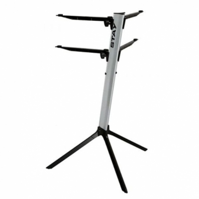 STAY SLIM 1100 2 poziomy Silver - Statyw do instrumentów klawiszowych