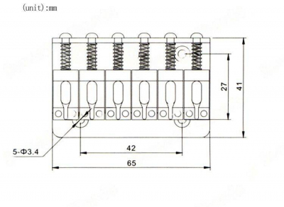Kera Audio M-ST-CR-065 - Mostek do gitary elektrycznej