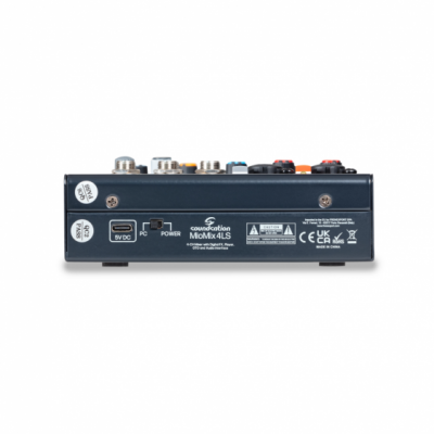 Soundsation MIOMIX 4LS - 4-kanałowy mikser z efektami, Bluetooth, OTG i interfejsem audio