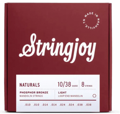 Stringjoy NB1038 NATURALS Phosphor Bronze 10-38 - Struny do mandoliny