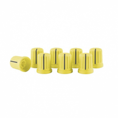 ‌RELOOP KNOB CAP SET YELLOW 8 - ZESTAW 8 WYMIENNYCH NAKŁADEK