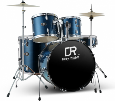 Dirty Rabbit Q900-Blue - Zestaw perkusyjny