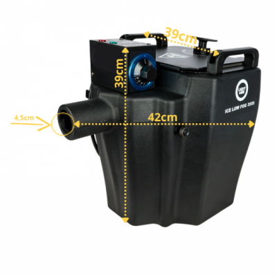 LIGHT4ME ICE LOW FOG 3500W - Wytwornica ciężkiego dymu