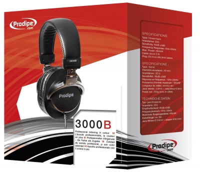 Prodipe 3000B - profesjonalne słuchawki studyjne-4308