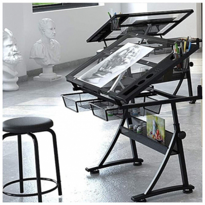 DNA PRO DESK 1 - Biurko stół kreślarski z szufladami