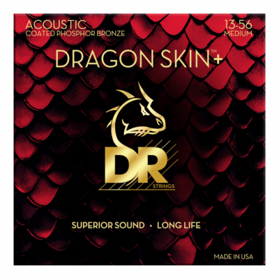 DR DAP 13-56 DRAGON SKIN+ - STRUNY DO GITARY AKUSTYCZNEJ