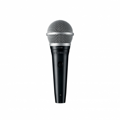 Shure PGA48-XLR-E - Mikrofon dynamiczny do słowa mówionego i karaoke, kabel XLR-XLR