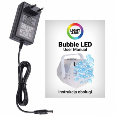 LIGHT4ME BUBBLE LED - mała wydajna wytwornica baniek