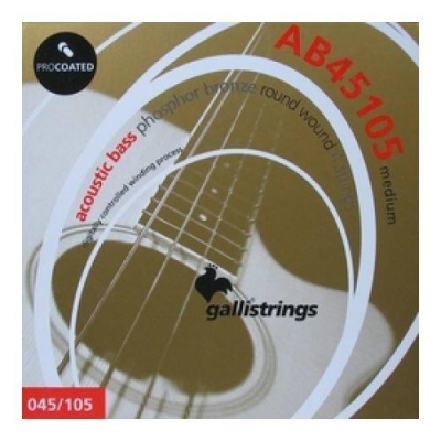 Galli AB-450105 - struny powlekane do akustycznej gitary basowej-6202