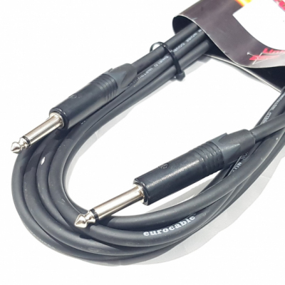 LINK Instrumental cable, Neutrik black Jack, 3 m - kabel instrumentalny, czarny Jack Neutrik, 3 m