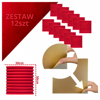 DNA AM4 RD - zestaw 12 szt paneli akustycznych