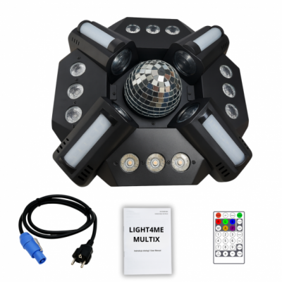 LIGHT4ME MULTIX - Multiefekt świetlny 3w1 LED