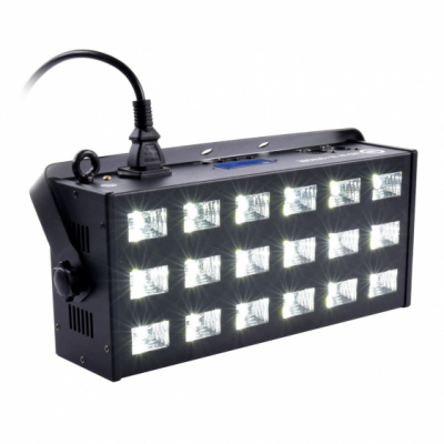 LIGHT4ME LED UV 18x3W - reflektor + stroboskop DMX