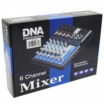 DNA MC06X - analogowy mikser USB 6 kanałowy