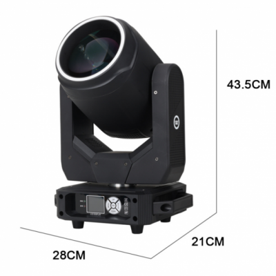 LIGHT4ME FOCUS 200W BEAM RING LED - Głowica ruchoma LED