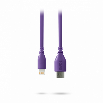 RODE SC21 - Kabel USB-C - Lightning 30cm fioletowy