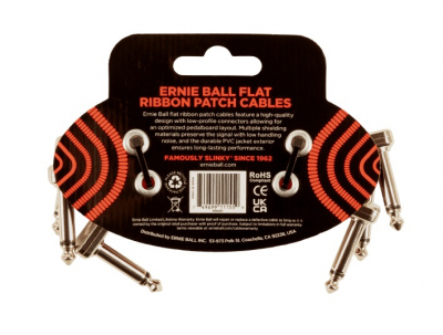 ERNIE BALL EB 6401 -  3-pack kable patch 7,52cm