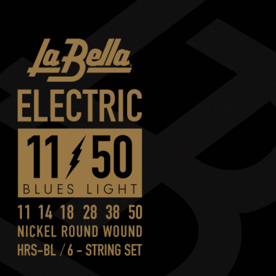 La Bella Electric Blue Light 11-50 HRS-BL - Struny do gitary elektrycznej