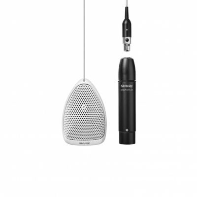 Shure MX 391W/C - Mikrofon kardioidalny, pojejmnościowy, biały