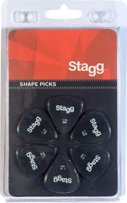 Stagg SPSTD X6-1.14 - kostki gitarowe-5681