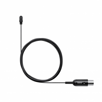 Shure DL4B/O-LM3-A - Mikrofon przypinany Duraplex, dookólny, złącze LEMO, kolor czarny