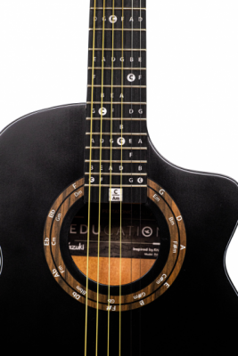 Kazuki AKZ-ED-PMR36-BK - Gitara akustyczna 3/4 36