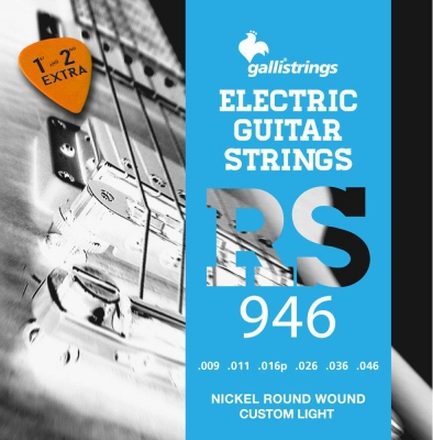 Galli RS946 - struny do gitary elektrycznej  GRATIS-4817