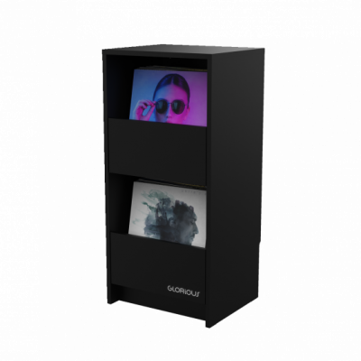 GLORIOUS Vinyl Vault Black - Szafka na winyle