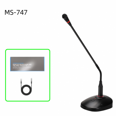 IGO SYSTEM MS-747 - Mikrofon konferencyjny pojemnościowy XLR