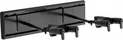 HERCULES GSP 402 SB - Uchwyt ścienny SLATWALL na 2 gitary