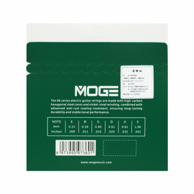 MOGE HE09 - Struny do gitary elektrycznej