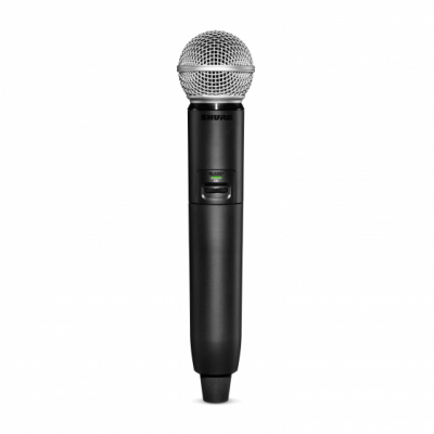 Shure GLXD2+/SM58-Z4 - Cyfrowy nadajnik bezprzewodowy doręczny DUAL BAND z główką SM58