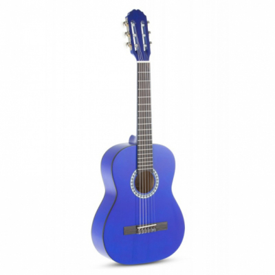Gewa Basic - Gitara klasyczna niebieska 1/2