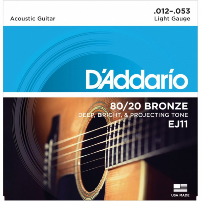 EJ11 struny do gitary akustycznej /12-53/ D'addario
