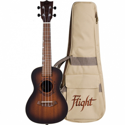 FLIGHT DUC380 CEQ AMBER ukulele koncertowe elektro-akustyczne