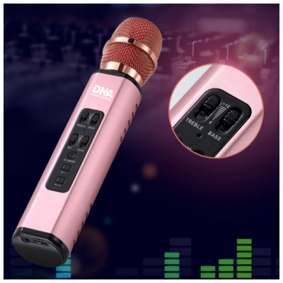 DNA KM6 PINK - mikrofon karaoke Bluetooth