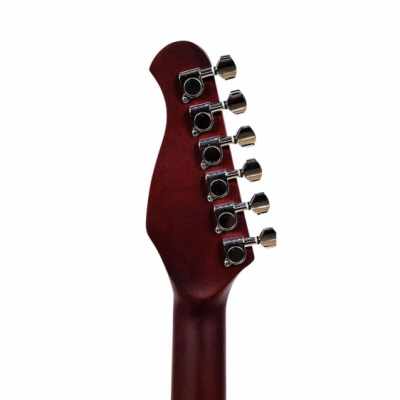 Kazuki SA-40-BK - Gitara elektryczna hybrydowa 2 w 1