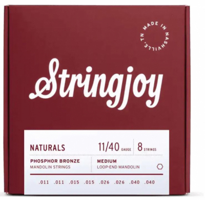 Stringjoy NB1140 NATURALS Phosphor Bronze 11-40 - Struny do mandoliny