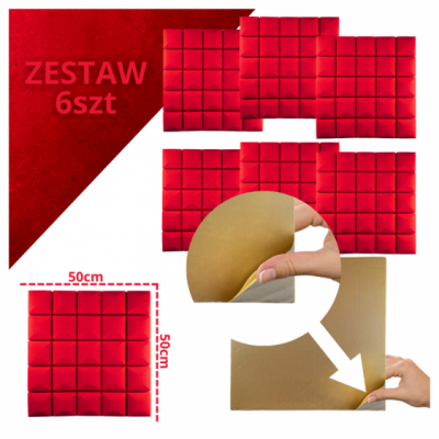 DNA AM5 RD - zestaw 6 szt. paneli akustycznych