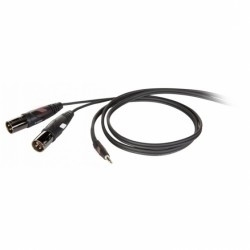 Die-Hard DHG595LU18 Kabel stereo mini jack- 2x XLR M 1,8m