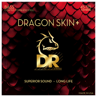 DR DBS5 45-125 DRAGON SKIN+ STAINLESS - STRUNY DO GITARY BASOWEJ