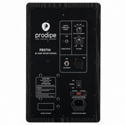Prodipe Pro 7 V4 Black Wood - Aktywny monitor studyjny 6,5” 100 W RMS