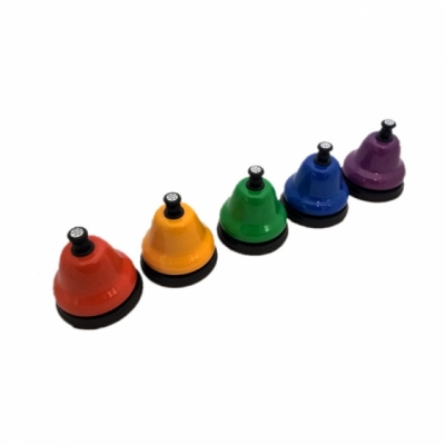Dzwonki Chroma-Notes® naciskane - zestaw chromatyczny w kolorach Bum Bum Rurek®