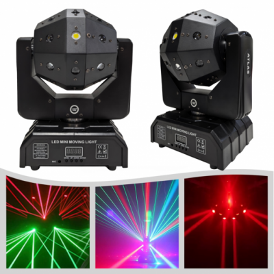 LIGHT4ME ATLAS - Ruchomy multiefekt świetlny LED