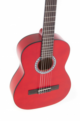 Gewa Basic - Gitara klasyczna czerwona 1/2