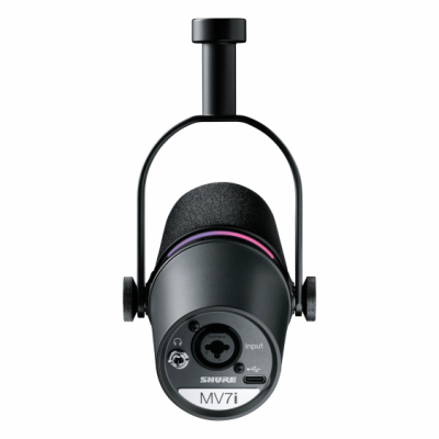Shure MV7i - Mikrofon lektorski/wokalny z wbudowanym interfejsem audio
