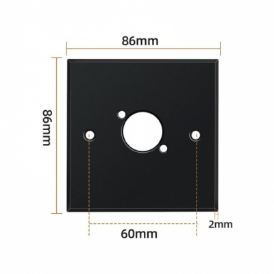 Teriux TWP-1-BK - Panel montażowy