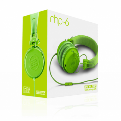 RELOOP RHP-6 Green - Zamknięte słuchawki DJskie
