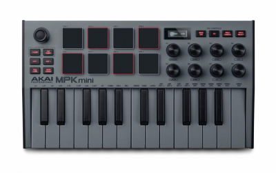 AKAI MPK MINI 3 GRAY - Mini klawiatura sterująca