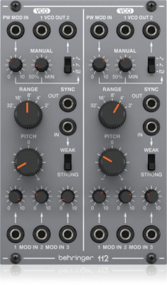 Behringer 112 DUAL VCO - Moduł syntezatatora modularnego
